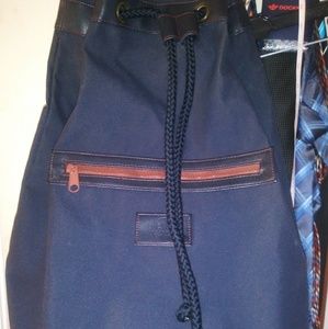 Yves St Laurent Opium draw string bag